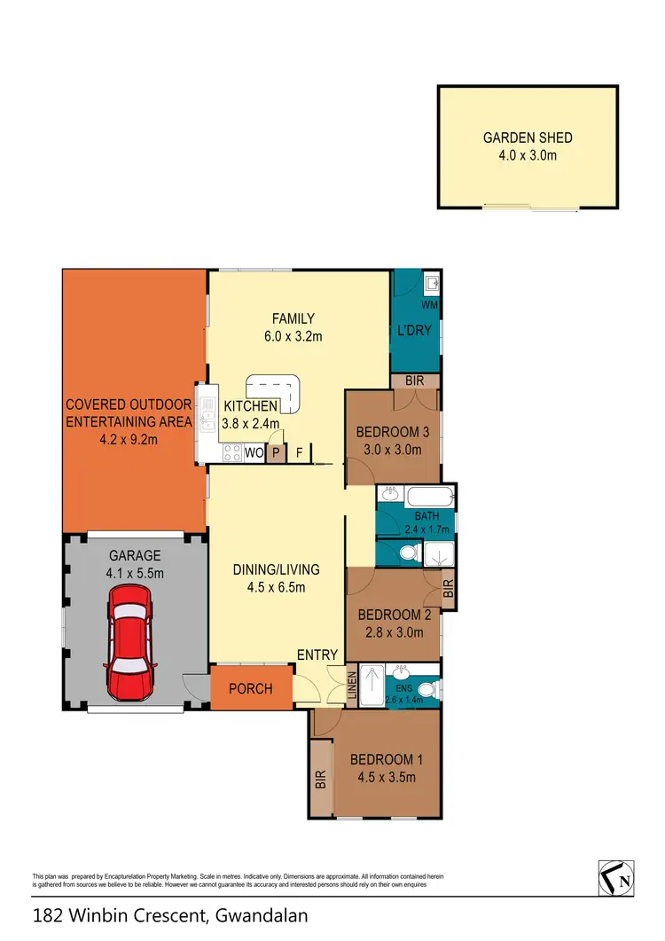 Floorplan of Homely house listing, 182 Winbin Crescent, Gwandalan NSW 2259