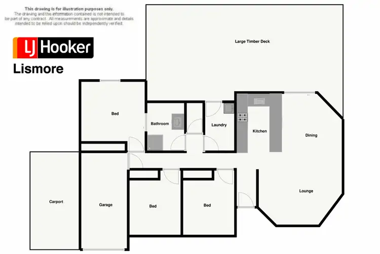 Floorplan of Homely house listing, 40 Trinity Drive, Goonellabah NSW 2480