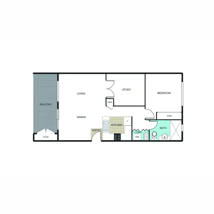 Floorplan of Homely apartment listing, 13/23 Tay Street, Watson ACT 2602