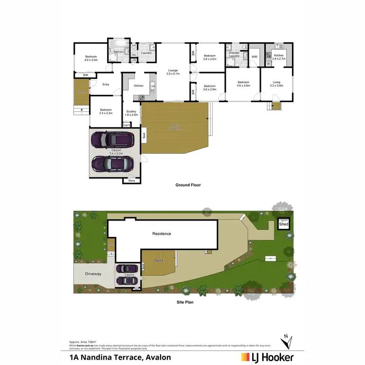 Floorplan of Homely house listing, 1A Nandina Terrace, Avalon NSW 2107