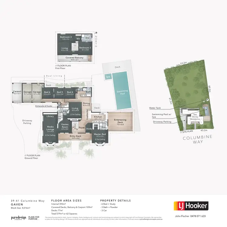 Floorplan of Homely house listing, 39-41 Columbine Way, Gaven QLD 4211