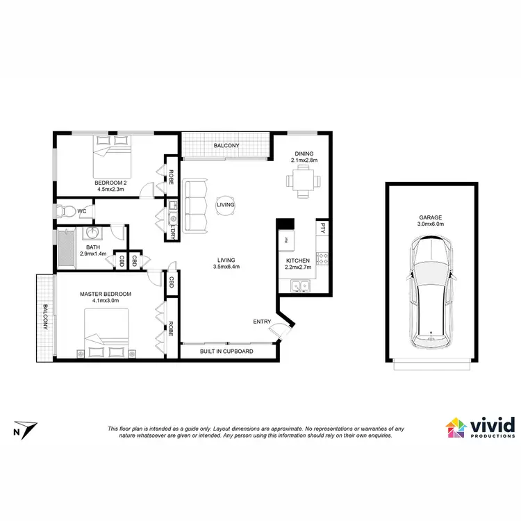 Floorplan of Homely unit listing, 17/574 Boundary Street, Spring Hill QLD 4000