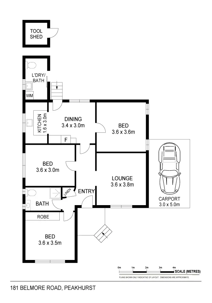 Floorplan of Homely house listing, 181 Belmore Road, Peakhurst NSW 2210