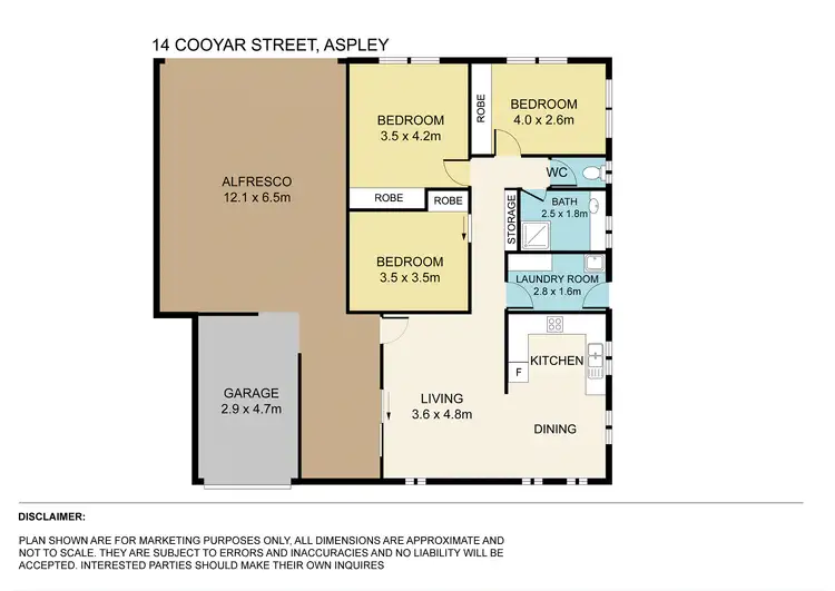 Floorplan of Homely house listing, 14 Cooyar Street, Aspley QLD 4034