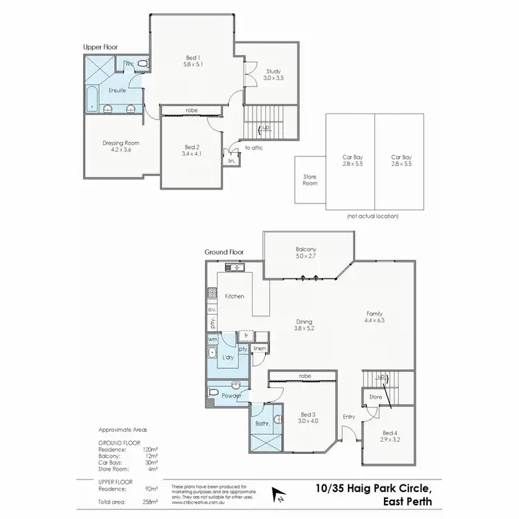 Floorplan of Homely apartment listing, 10/35 Haig Park Circle, East Perth WA 6004