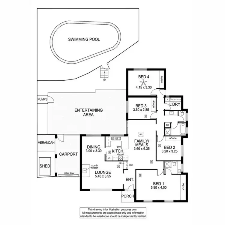 Floorplan of Homely house listing, 30 Tania Drive, Aberfoyle Park SA 5159