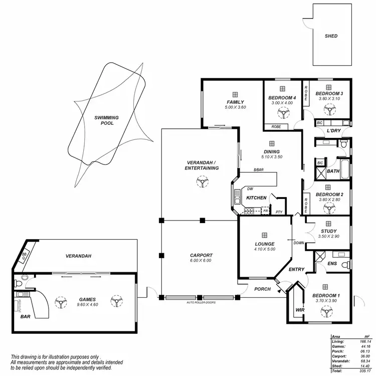 Floorplan of Homely house listing, 13 Jacaranda Grove, Golden Grove SA 5125