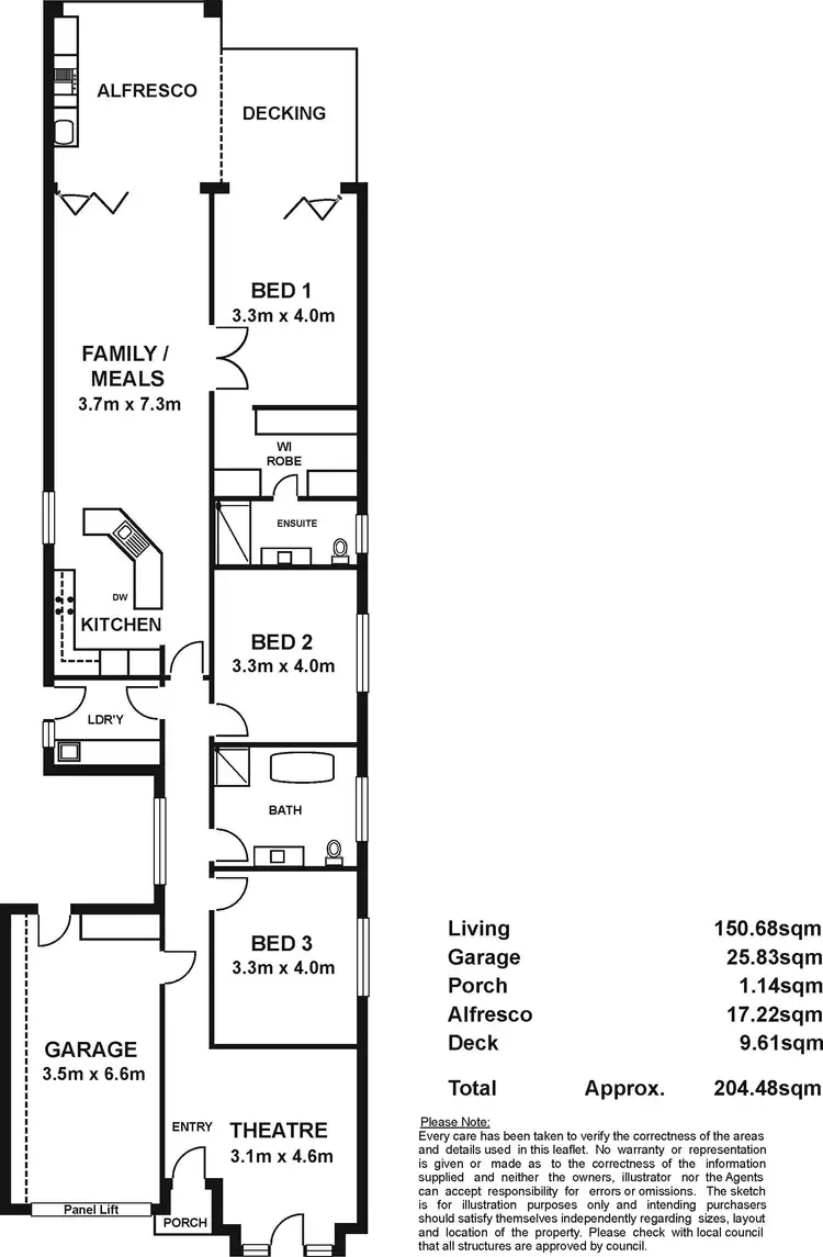 Floorplan of Homely house listing, 39a Magdalene Terrace, Pasadena SA 5042