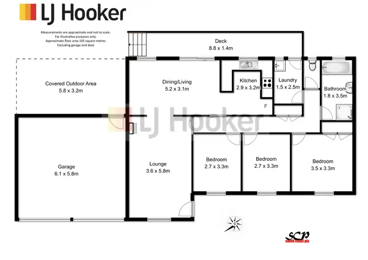 Floorplan of Homely house listing, 436 George Bass Drive, Malua Bay NSW 2536