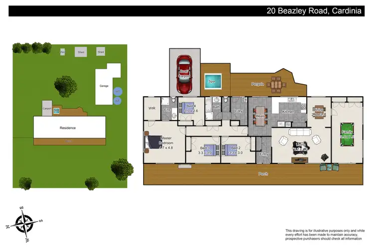 Floorplan of Homely house listing, 20 Beazley Road, Cardinia VIC 3978