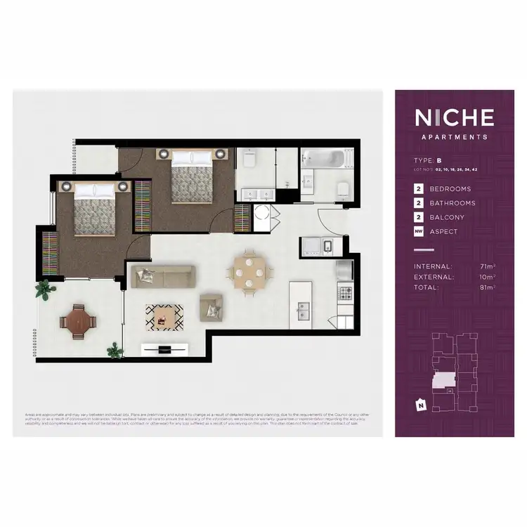 Floorplan of Homely unit listing, 302/11 Andrews Street, Southport QLD 4215