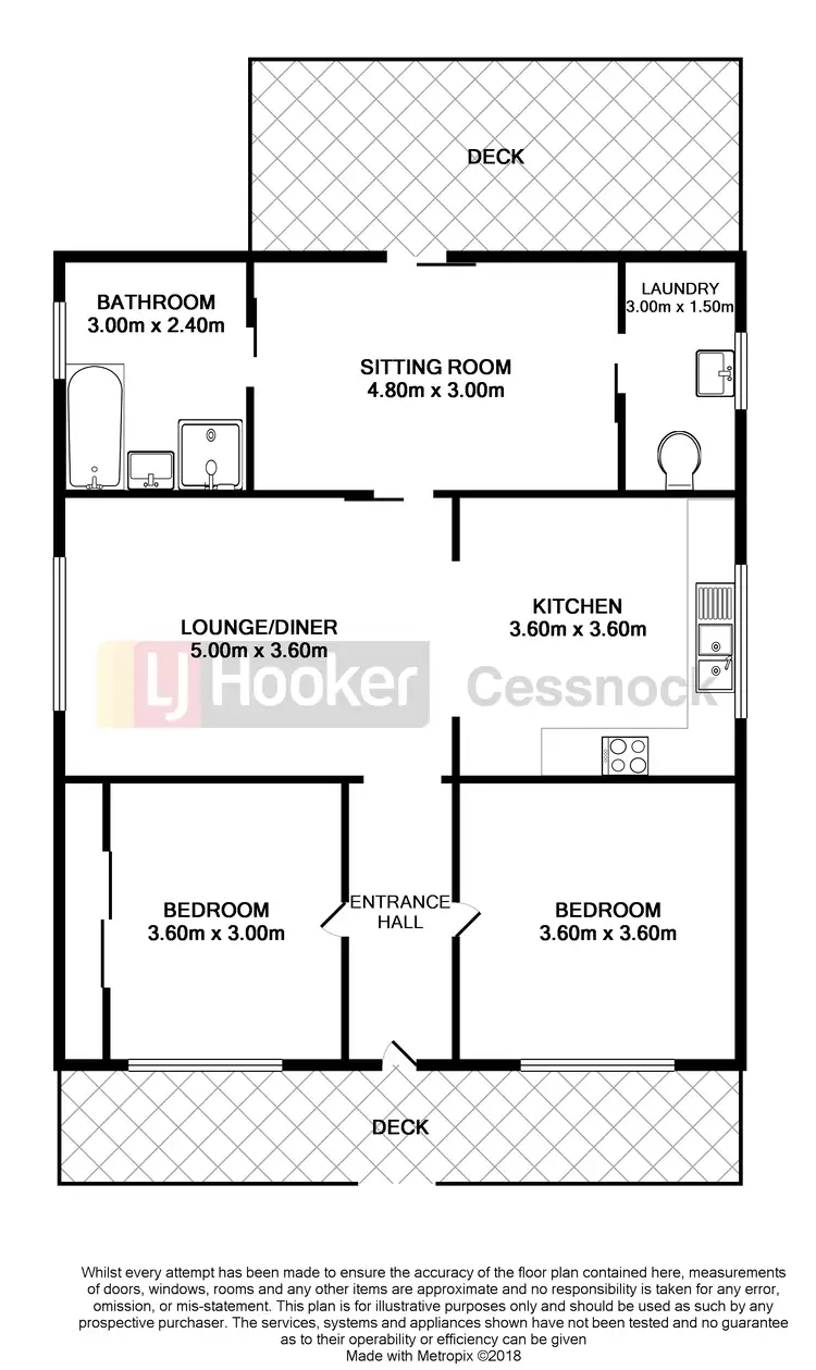 Floorplan of Homely house listing, 23 McFarlane Street, Cessnock NSW 2325