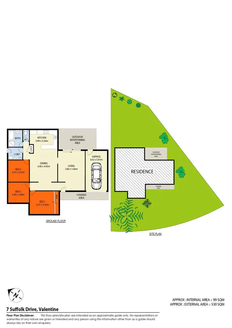 Floorplan of Homely house listing, 7 Suffolk Drive, Valentine NSW 2280