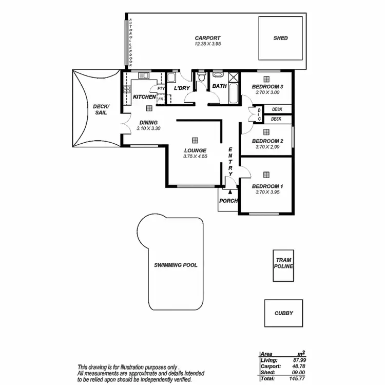 Floorplan of Homely house listing, 78 Littler Drive, Fairview Park SA 5126