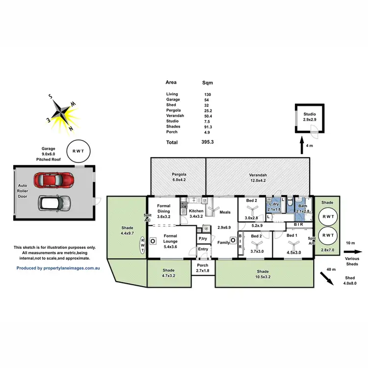 Floorplan of Homely house listing, 990 Gawler One Tree Hill Road (Uleybury), One Tree Hill SA 5114