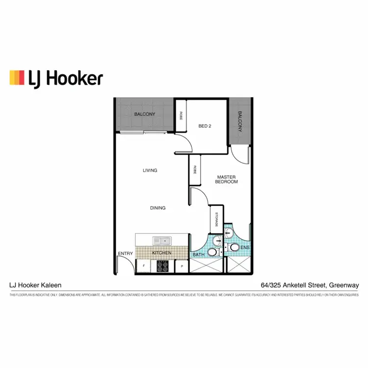 Floorplan of Homely apartment listing, 64/325 Anketell Street, Greenway ACT 2900