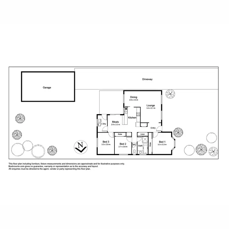Floorplan of Homely house listing, 4 Songlark Crescent, Werribee VIC 3030