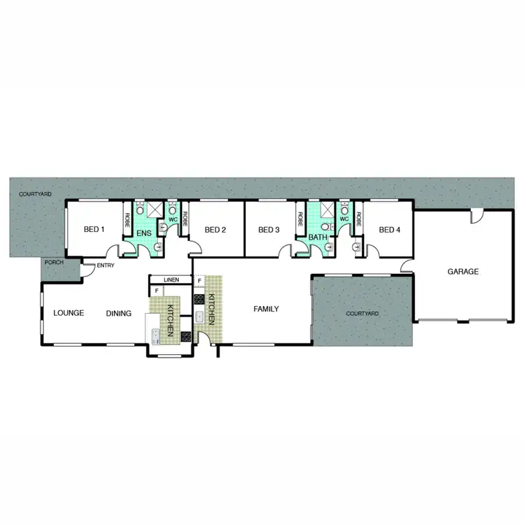 Floorplan of Homely house listing, 14 Poyitt Street, Franklin ACT 2913