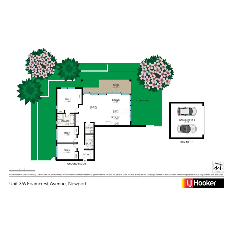 Floorplan of Homely apartment listing, 3/6 Foamcrest Avenue, Newport NSW 2106