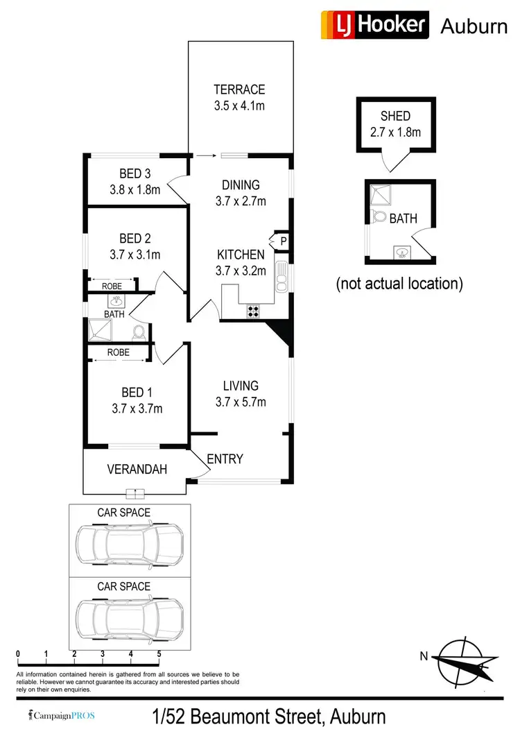 Floorplan of Homely house listing, 1/52 Beaumont St, Auburn NSW 2144