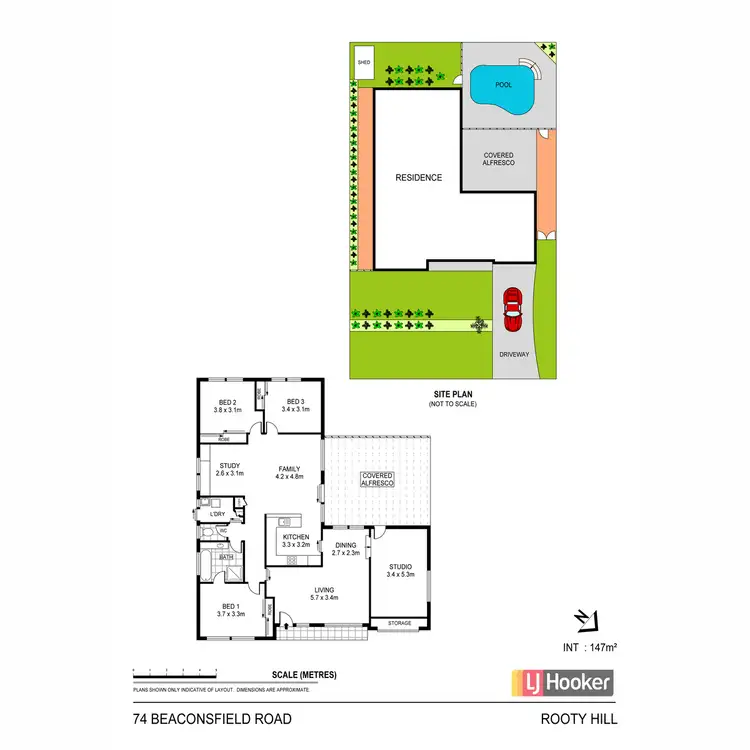 Floorplan of Homely house listing, 74 Beaconsfield Road, Rooty Hill NSW 2766