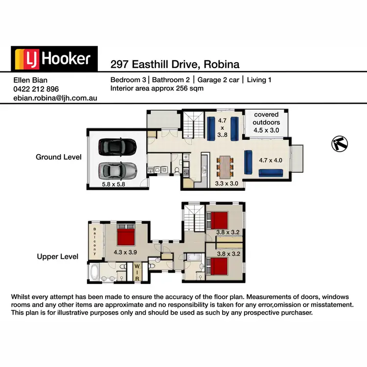 Floorplan of Homely house listing, 297 Easthill Drive, Robina QLD 4226