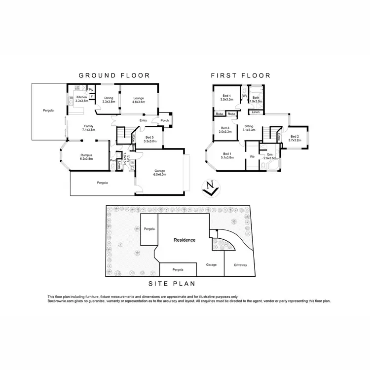 Floorplan of Homely house listing, 9 Simpson Way, Seabrook VIC 3028