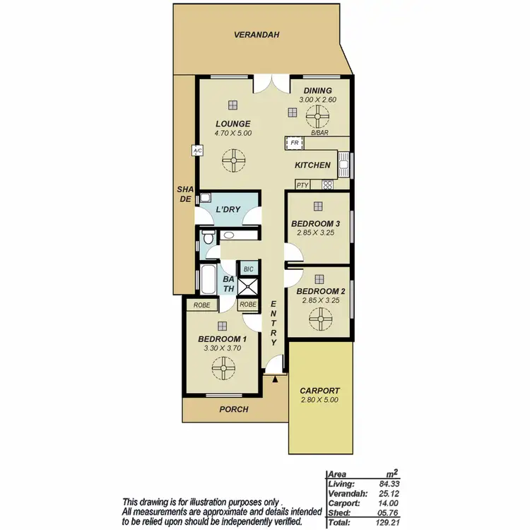 Floorplan of Homely house listing, 14 Boronia Court, Craigmore SA 5114