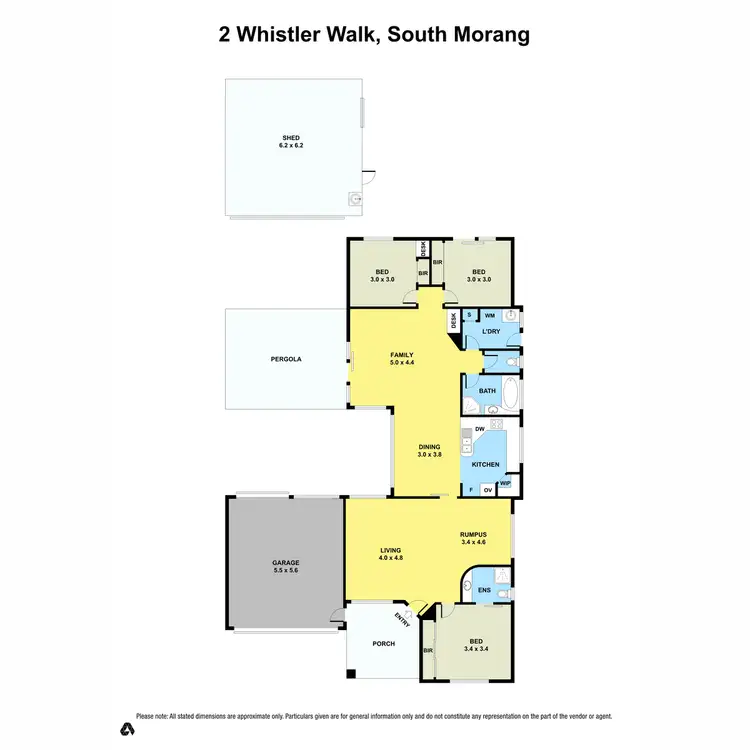 Floorplan of Homely house listing, 2 Whistler Walk, South Morang VIC 3752