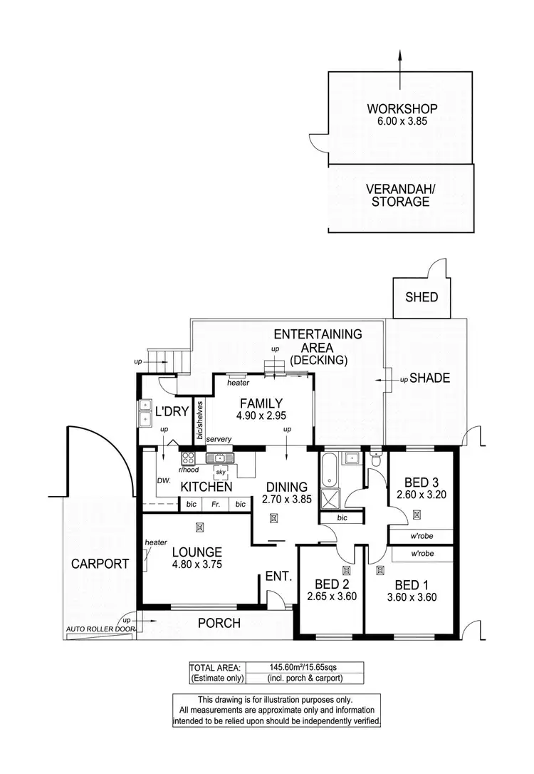 Floorplan of Homely house listing, 33 Ashton Rise, Huntfield Heights SA 5163