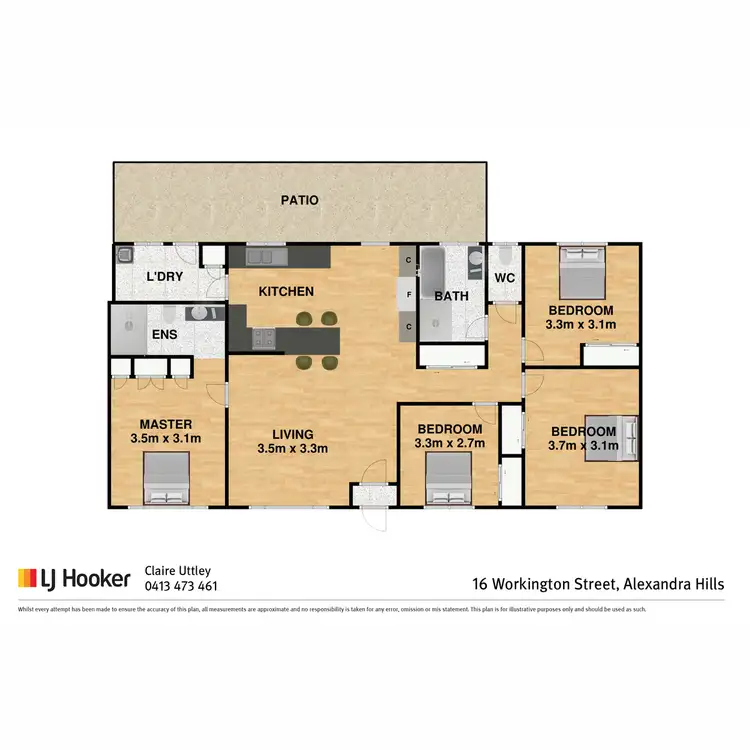 Floorplan of Homely house listing, 16 Workington Street, Alexandra Hills QLD 4161