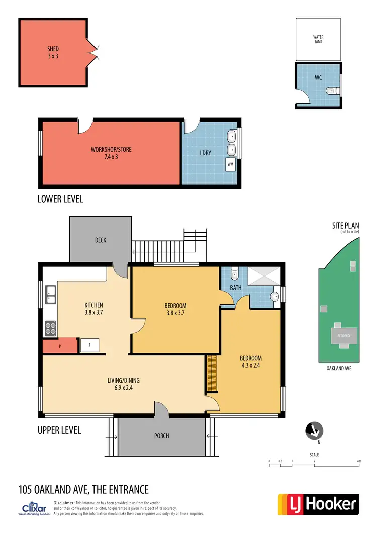 Floorplan of Homely house listing, 105 Oakland Avenue, The Entrance NSW 2261