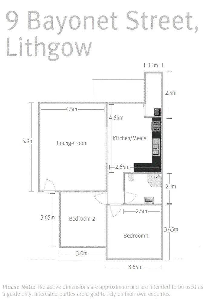 Floorplan of Homely house listing, 9 Bayonet Street, Lithgow NSW 2790