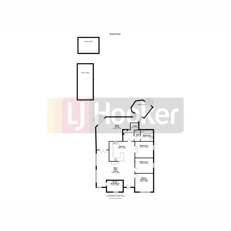Floorplan of Homely house listing, 6 Moore Street, Collie WA 6225