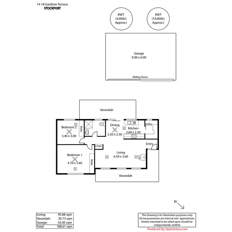 Floorplan of Homely house listing, 14-18 Gardiner Terrace, Stockport SA 5410