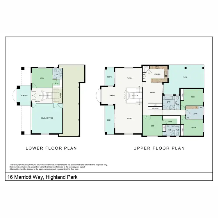 Floorplan of Homely house listing, 16 Marriott Way, Highland Park QLD 4211