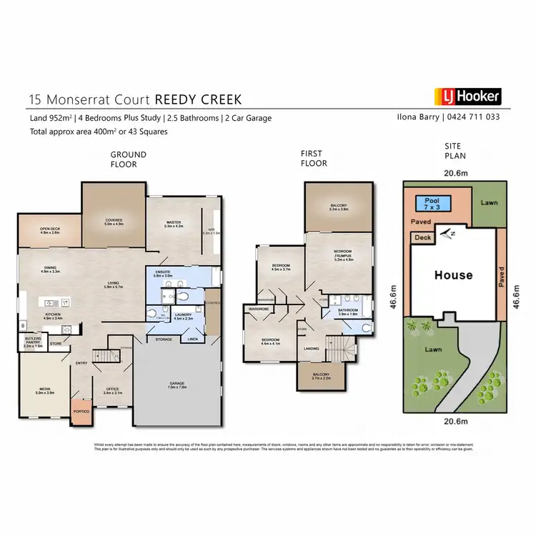 Floorplan of Homely house listing, 15 Monserrat Court, Reedy Creek QLD 4227