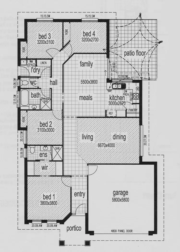 Floorplan of Homely house listing, 6 Burr Court, Pacific Pines QLD 4211