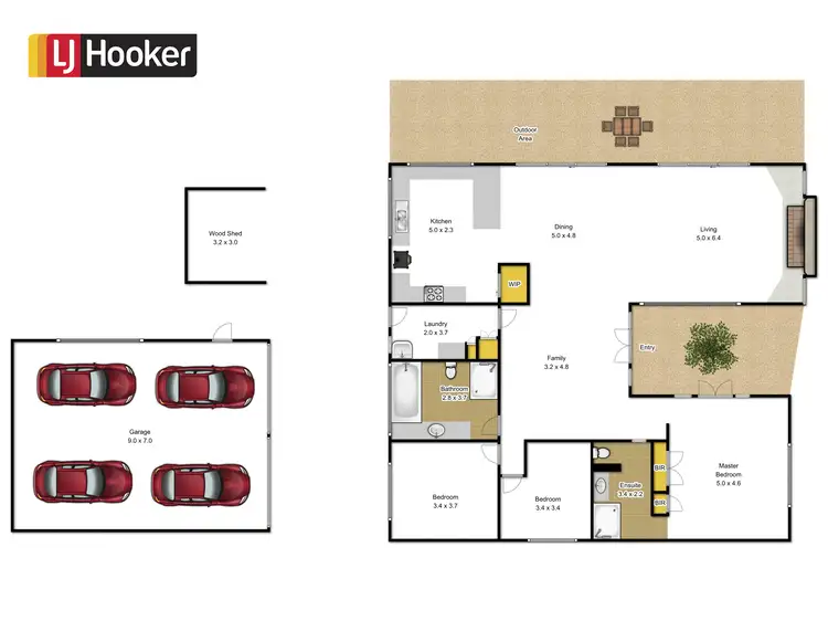 Floorplan of Homely rural property listing, 110 Old Coach Road, Jacob Creek VIC 3825