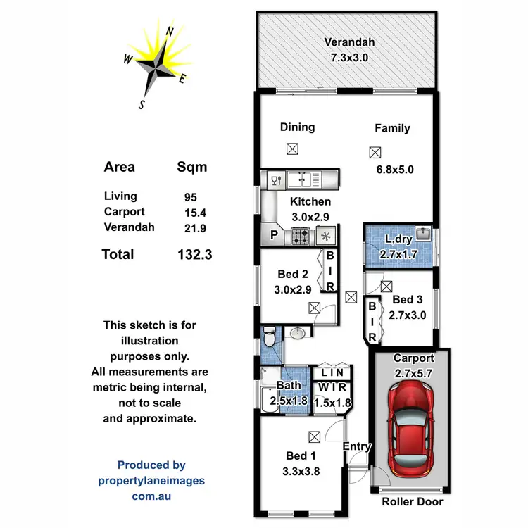 Floorplan of Homely house listing, 3 Dyson Street, Evanston SA 5116