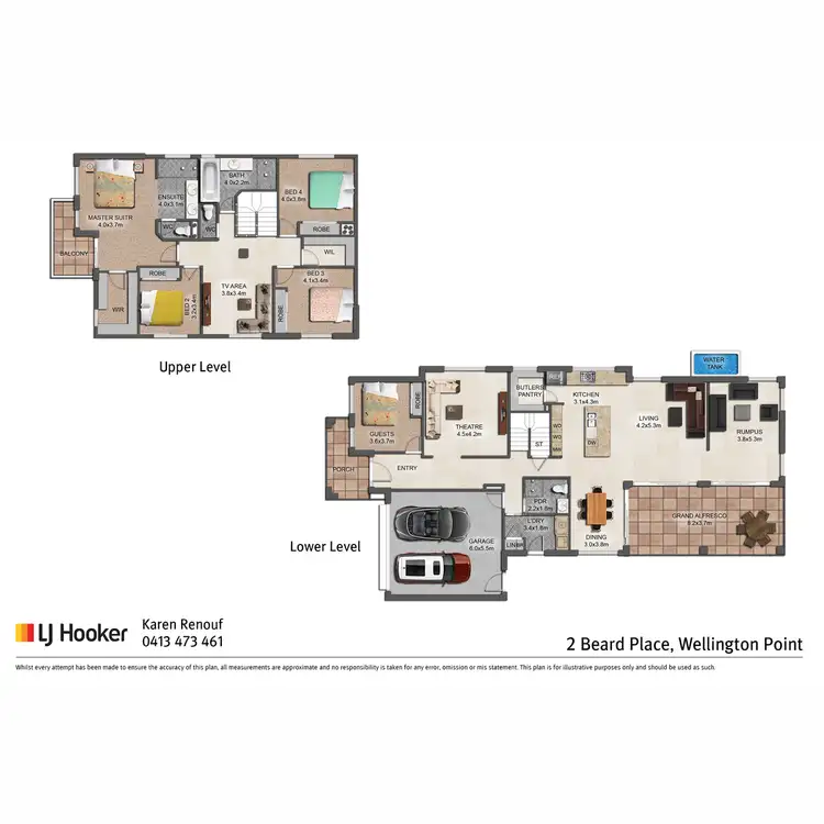 Floorplan of Homely house listing, 2 Beard Place, Wellington Point QLD 4160