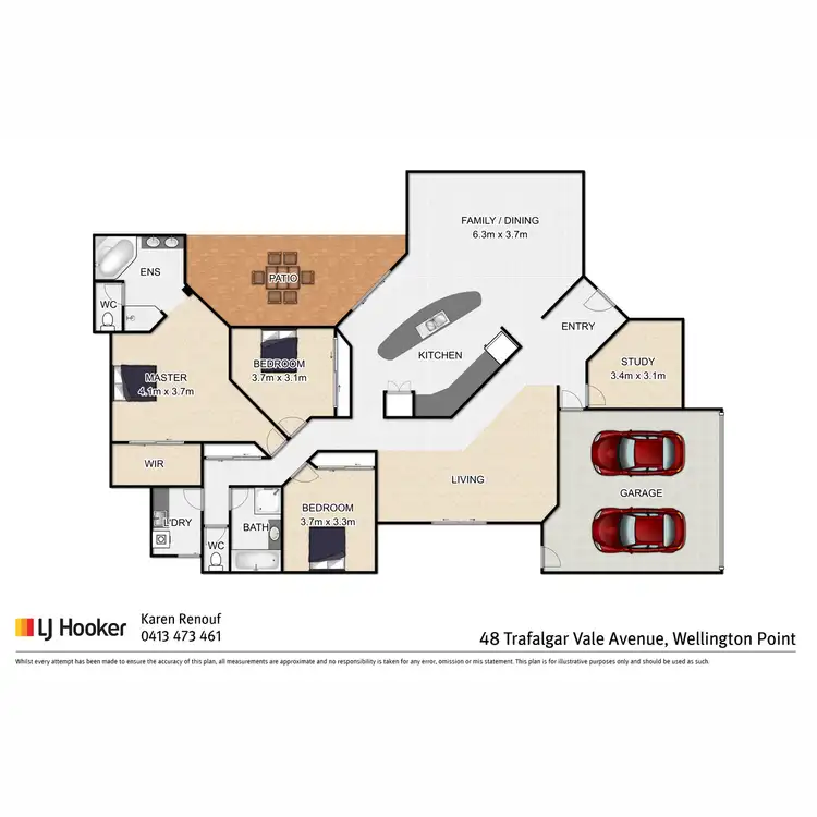 Floorplan of Homely house listing, 48 Trafalgar Vale Avenue, Wellington Point QLD 4160