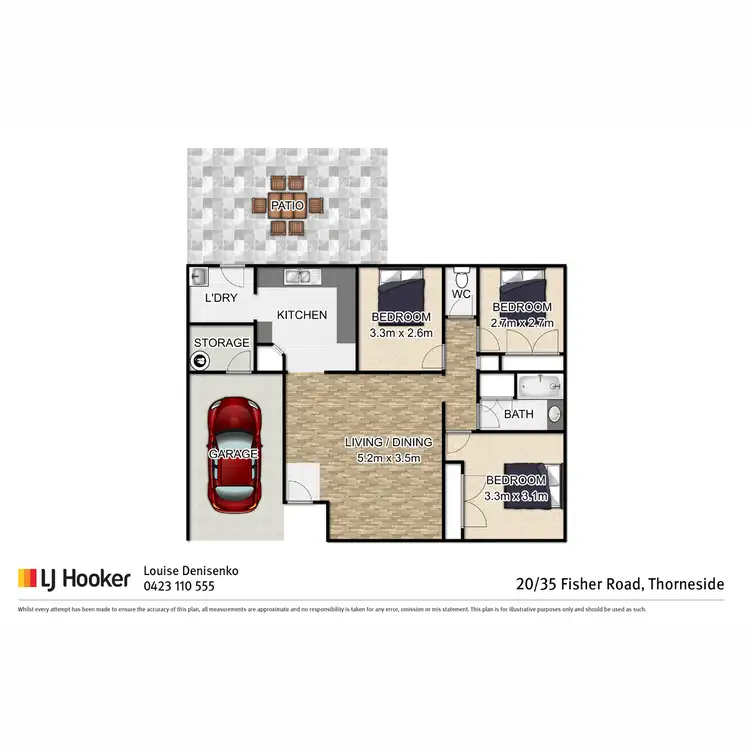 Floorplan of Homely unit listing, 20/35-39 Fisher Road, Thorneside QLD 4158