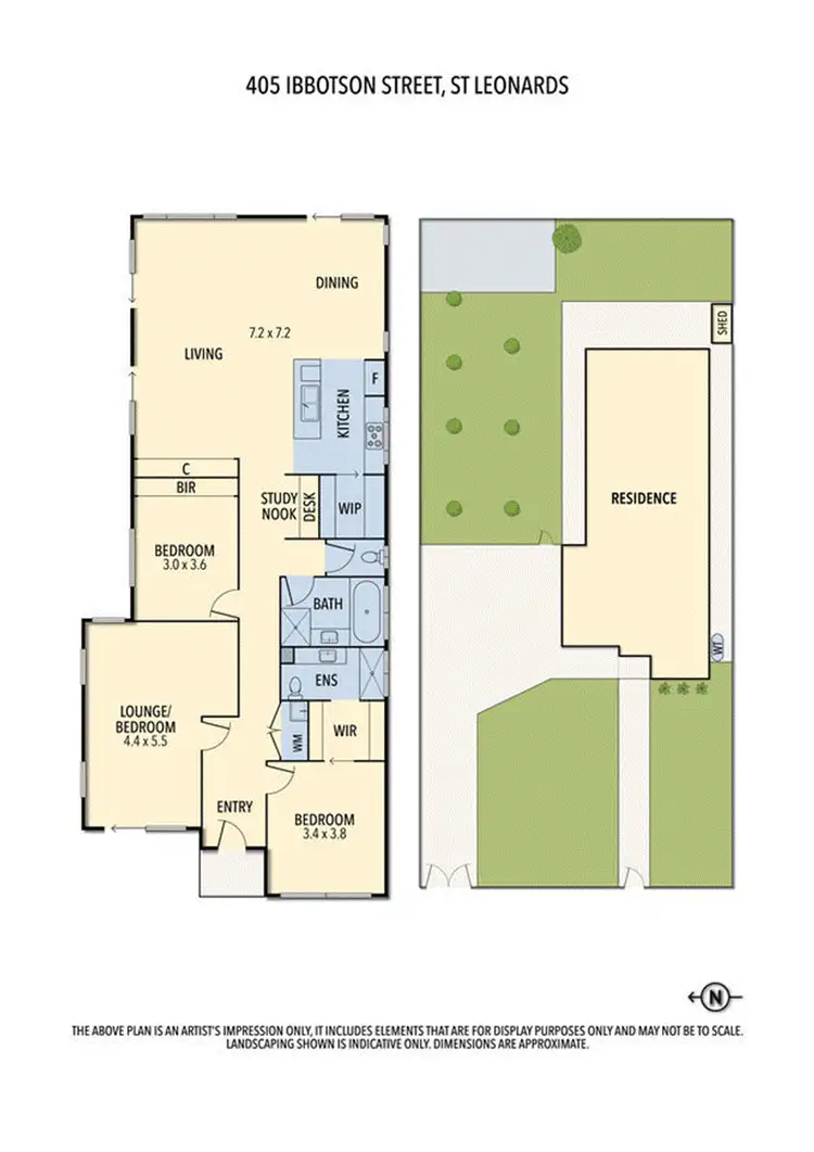 Floorplan of Homely house listing, 405 Ibbotson Street, St Leonards VIC 3223