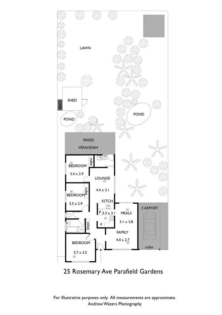 Floorplan of Homely house listing, 25 Rosemary Avenue, Parafield Gardens SA 5107