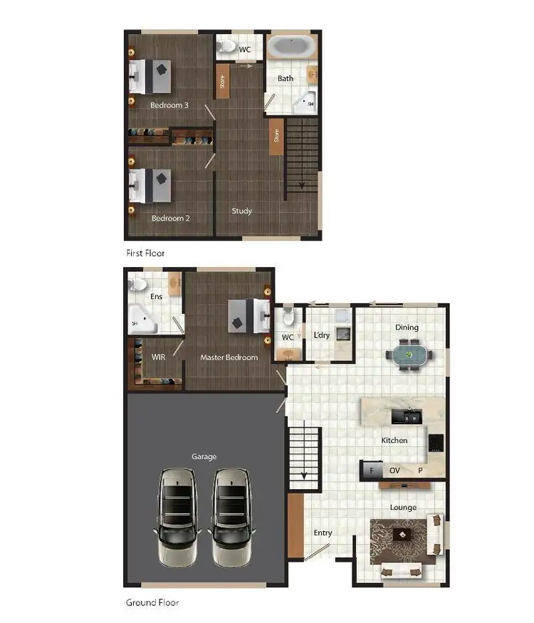 Floorplan of Homely townhouse listing, 5/55 Erin Street, Queanbeyan NSW 2620