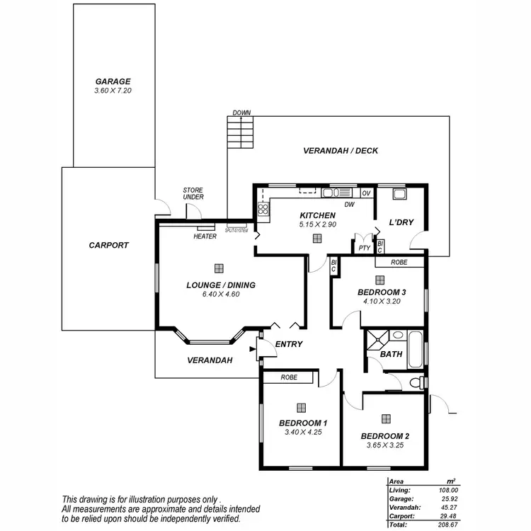 Floorplan of Homely house listing, 8 Tarraleah Street, Banksia Park SA 5091