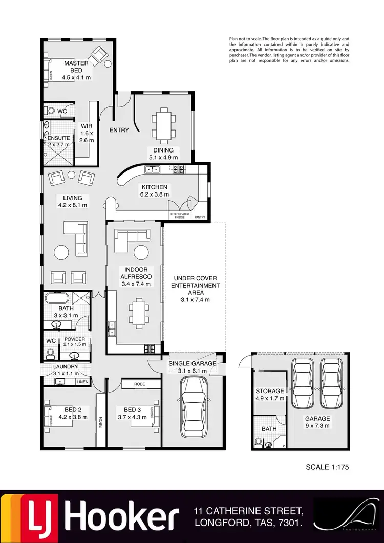 Floorplan of Homely house listing, 11 Catherine Street, Longford TAS 7301