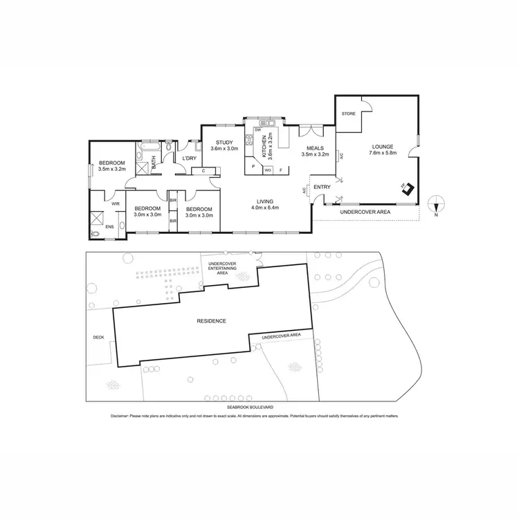 Floorplan of Homely house listing, 1 Deanside Close, Seabrook VIC 3028