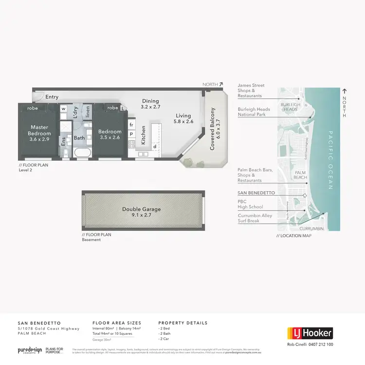 Floorplan of Homely unit listing, 5/1078 Gold Coast Highway, Palm Beach QLD 4221